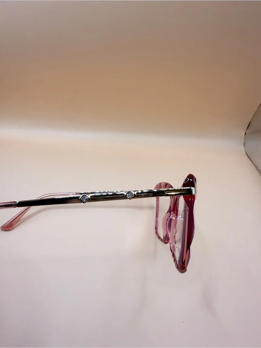 Zeelool Pink Tortoiseshell Women’s Fashion Glasses Frame, No prescription